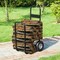 Nature Spring Nature Spring Firewood Rolling Log Cart Holder 562357IGO - alternate 2